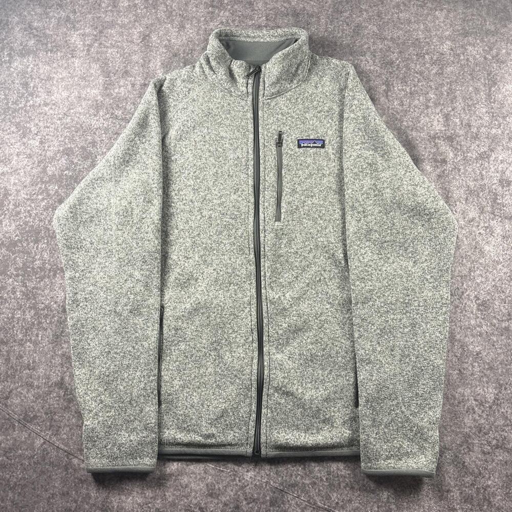 Patagonia Better Sweater Full Zip Fleece Jacket Gray Men’s Large - Picture 2 of 8